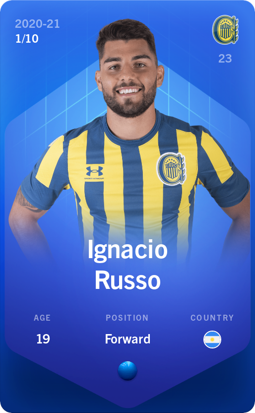 Sorare - Sorare Official - Ignacio Russo 2020-21 • Super Rare 1/10 - NFT # 18872756285606482795743599545718264669777973813884263395006372964851043700950