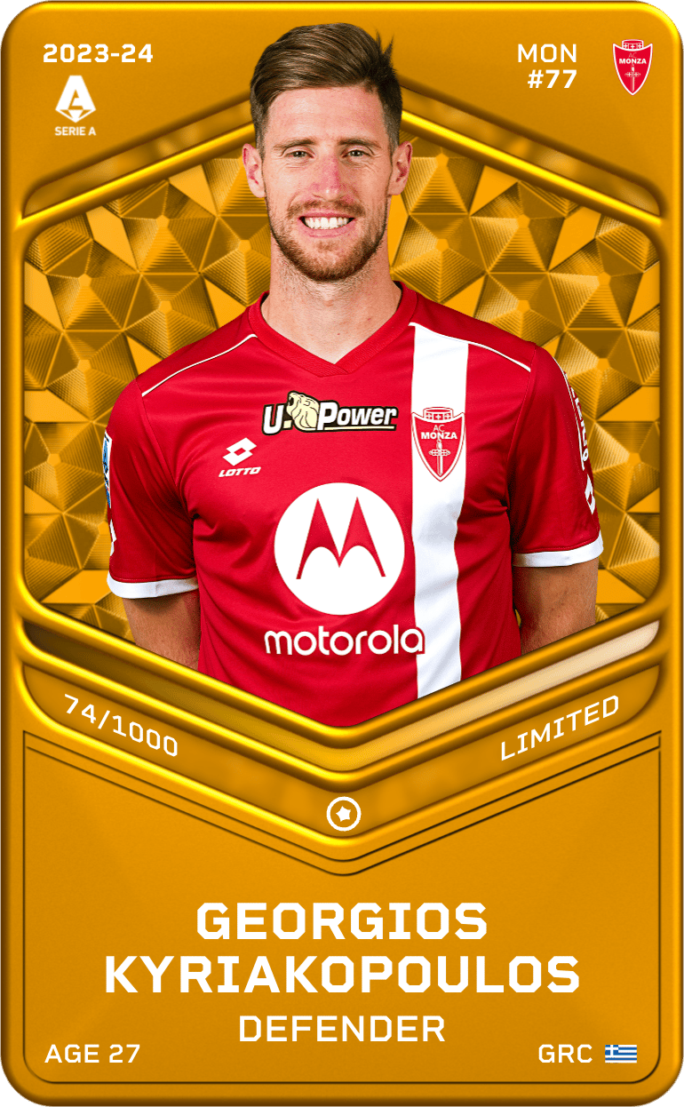 Georgios Kyriakopoulos 2023-24 • Limited 74/1000