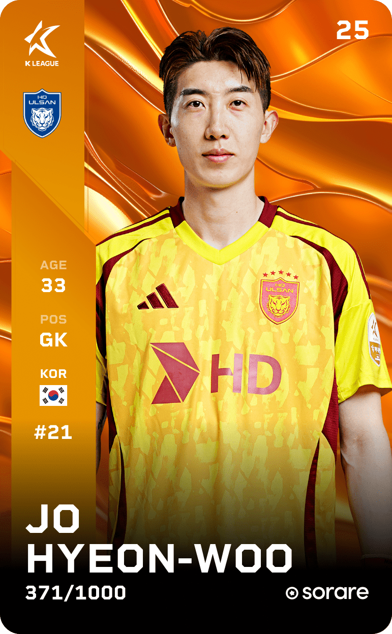 Jo Hyeon-Woo 2025-26 • Limited 371/1000