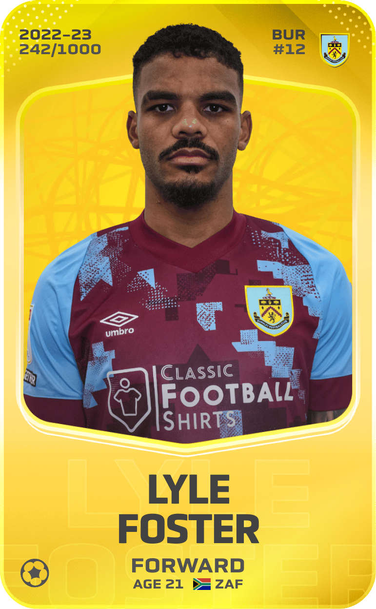Lyle Foster 2022-23 • Limited 242/1000