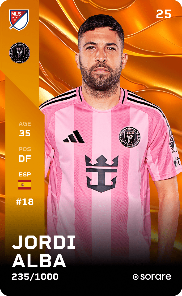 Jordi Alba 2025-26 • Limited 235/1000