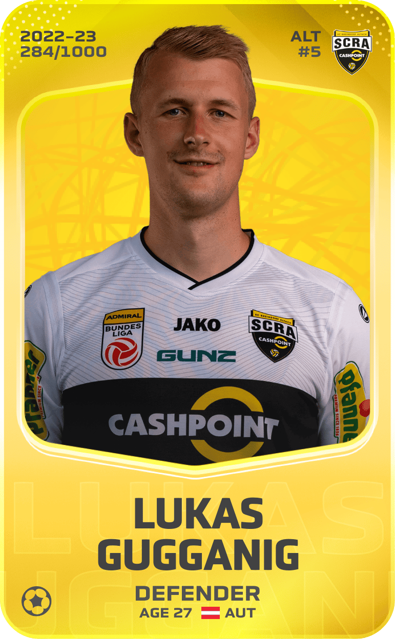 Lukas Gugganig 2022-23 • Limited 284/1000