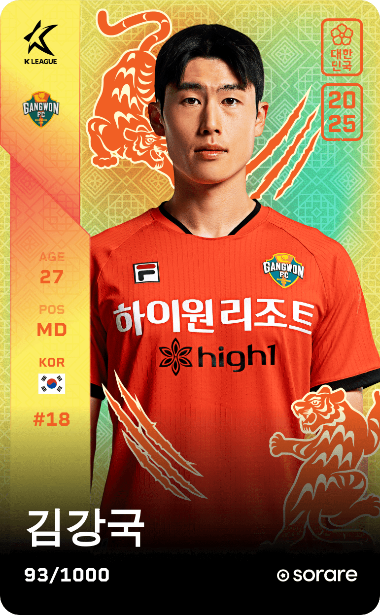 Kim Kang-Guk 2025-26 • Limited 93/1000