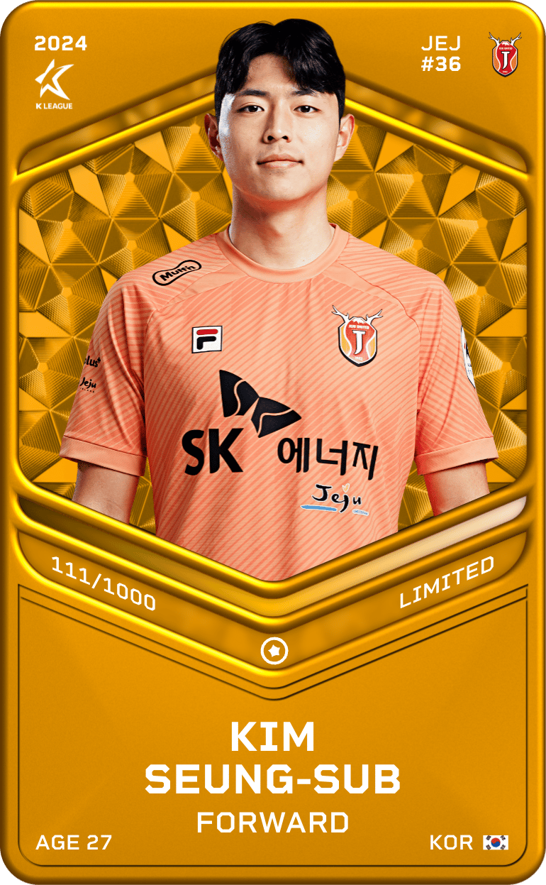 Kim Seung-Sub 2024-25 • Limited 111/1000