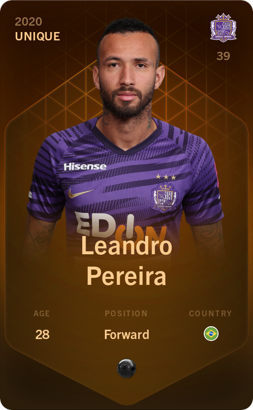 Sorare - Sorare Official - Leandro Pereira 2020-21 • Unique - NFT # 114502829173168906262559964624550155750624695067608214820986874965782413957177