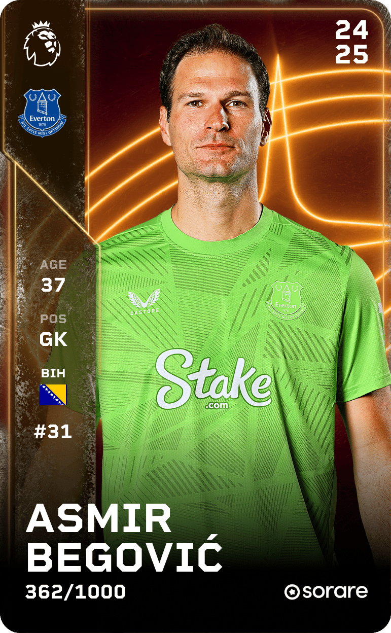 Asmir Begović 2024-25 • Limited 362/1000