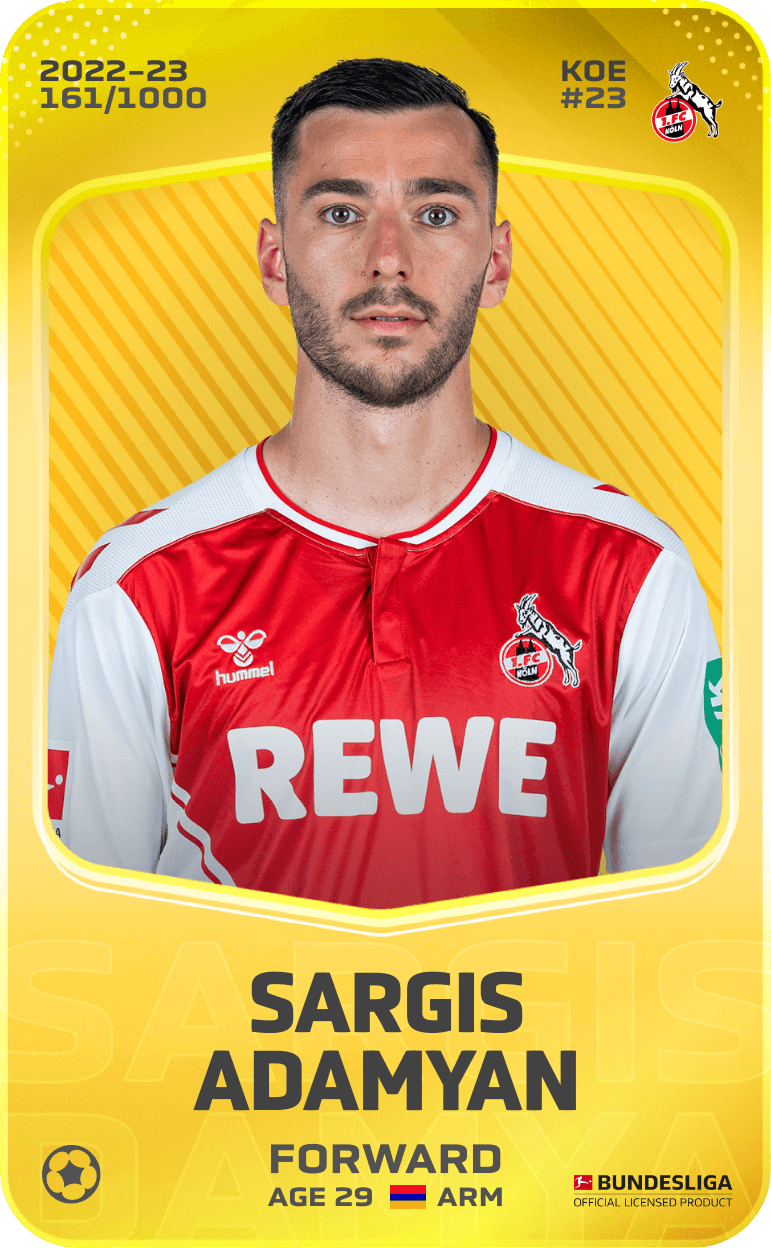 Sargis Adamyan 2022-23 • Limited 161/1000
