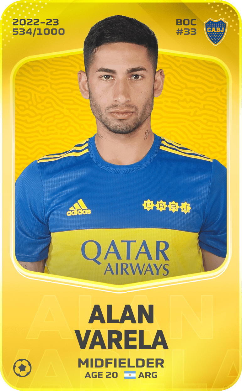 Alan Varela 2022-23 • Limited 534/1000