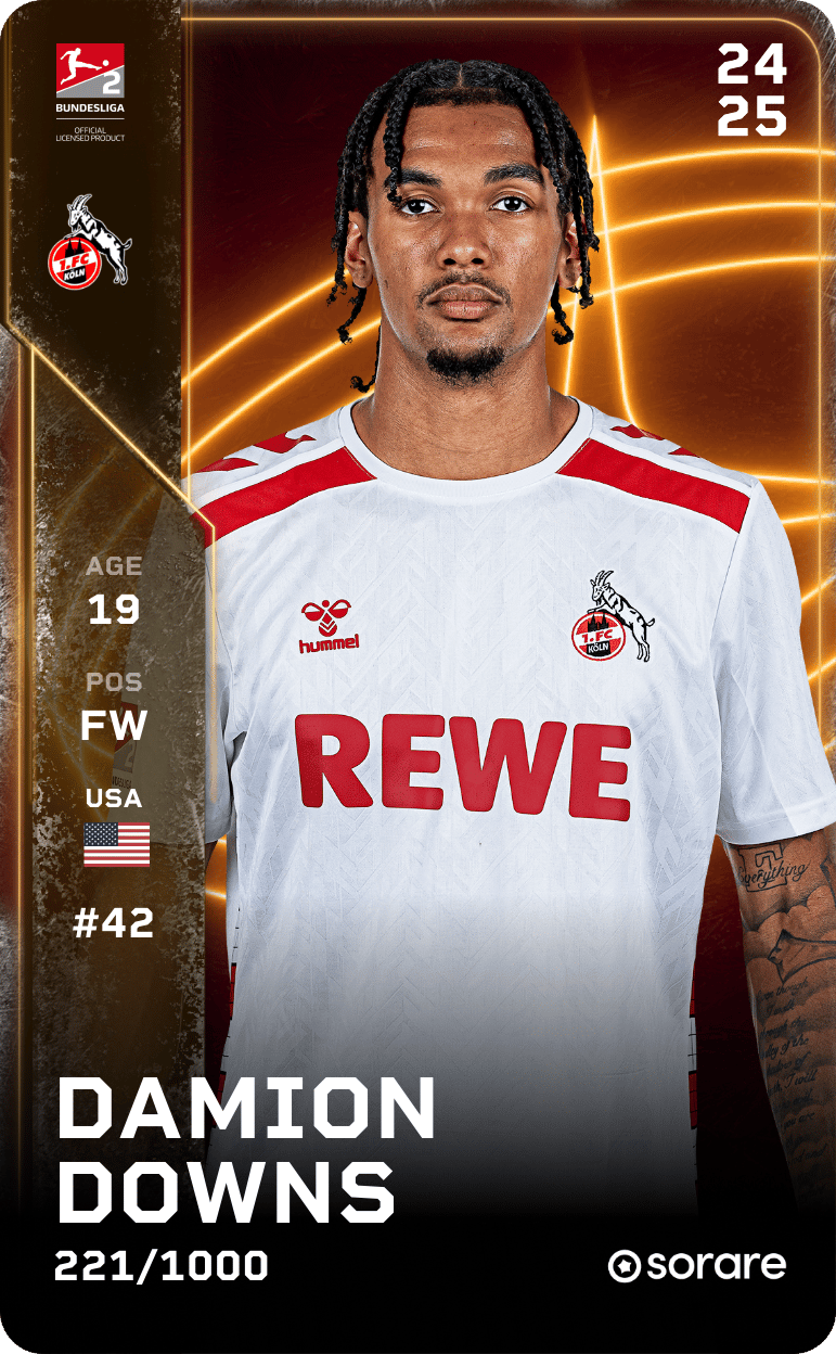 Damion Downs 2024-25 • Limited 221/1000