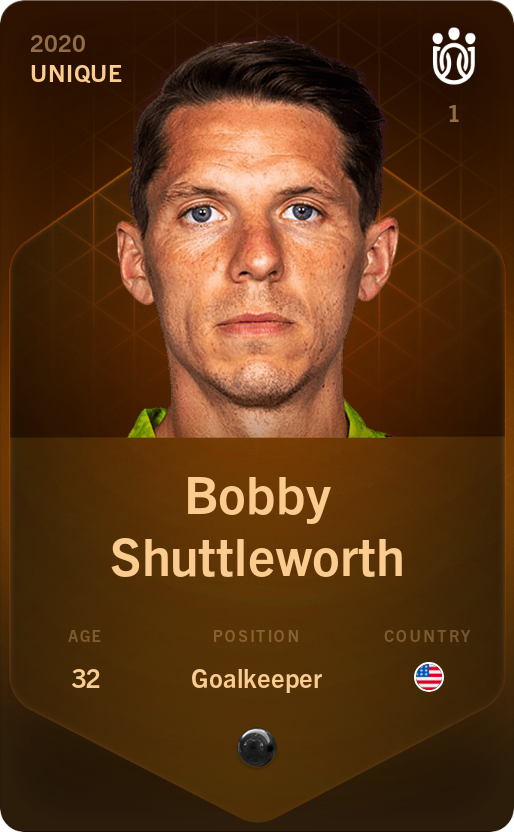 Sorare - Sorare Official - Bobby Shuttleworth 2020-21 • Unique - NFT # 9489668246827401635549405816472700348179975222892998231849057711929479492056