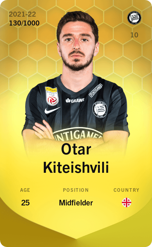 Otar Kiteishvili 2021-22 • Limited 130/1000