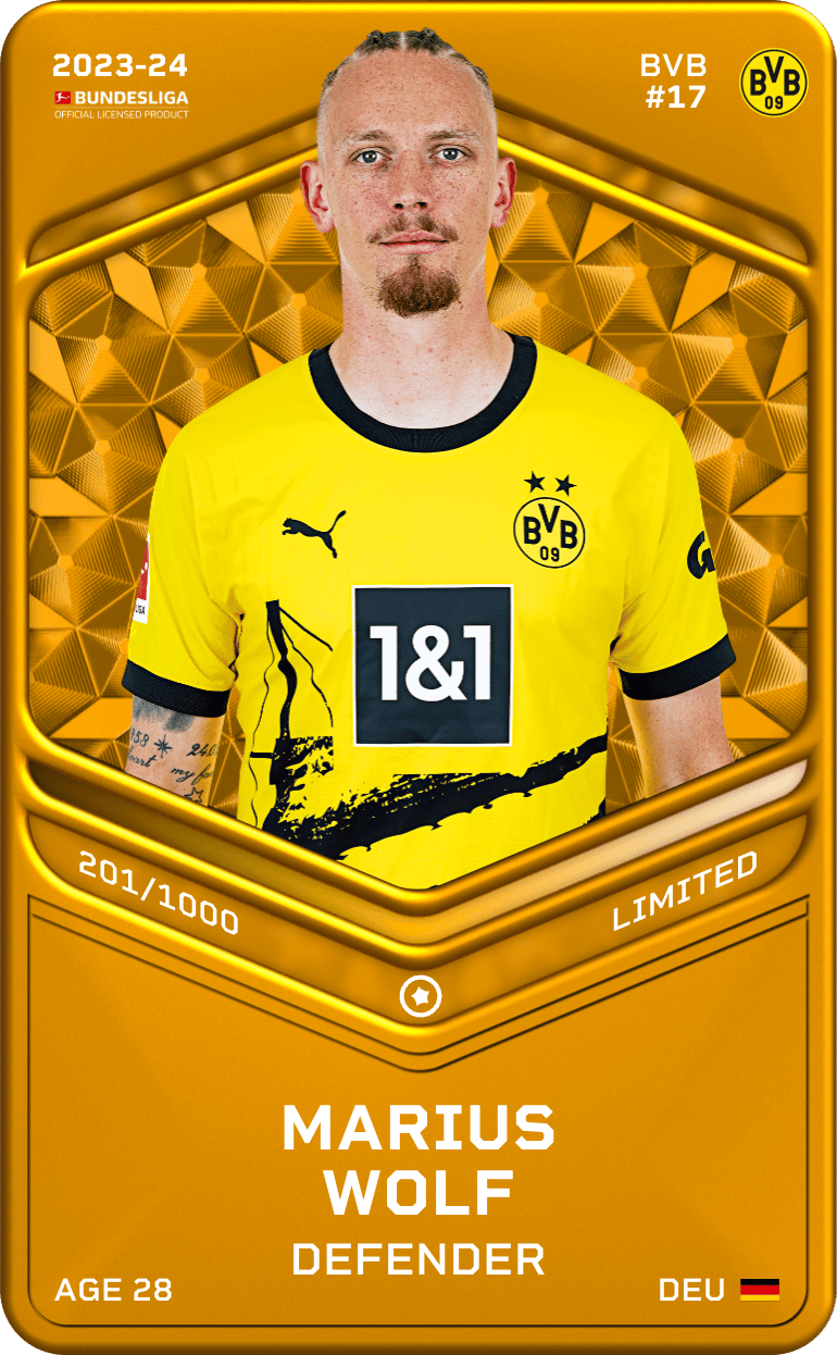 Marius Wolf 2023-24 • Limited 201/1000