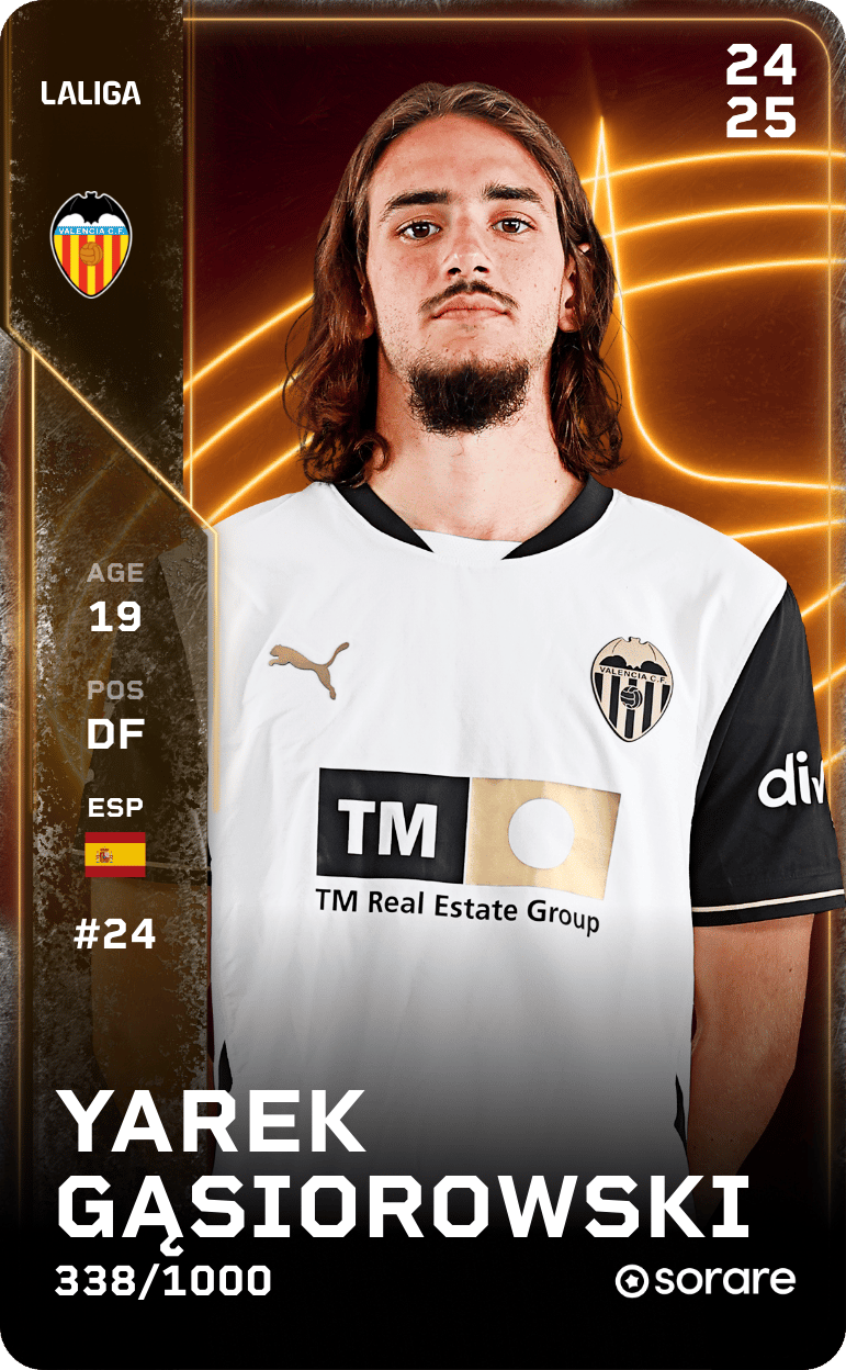 Yarek Gąsiorowski 2024-25 • Limited 338/1000