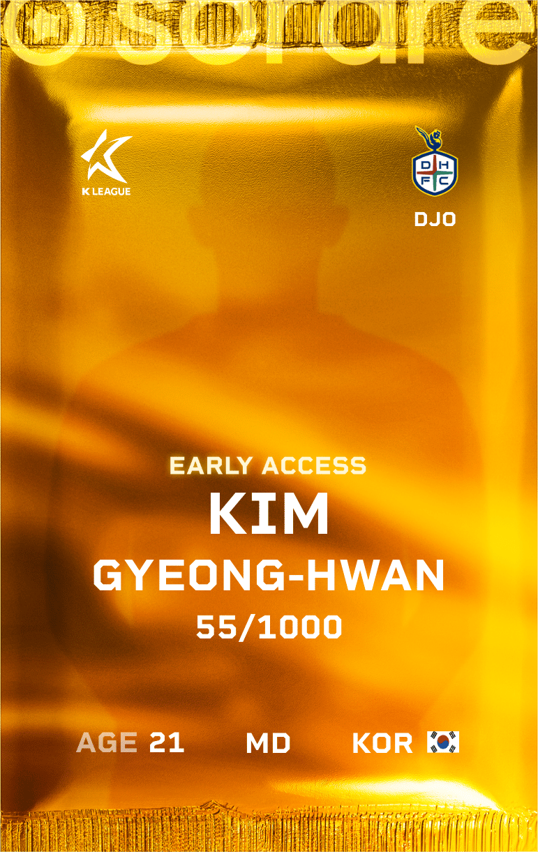 Kim Gyeong-Hwan 2025-26 • Limited 55/1000