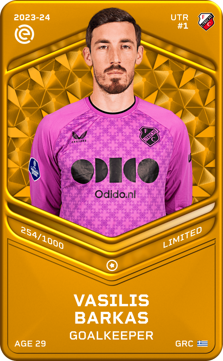 Vasilis Barkas 2023-24 • Limited 254/1000