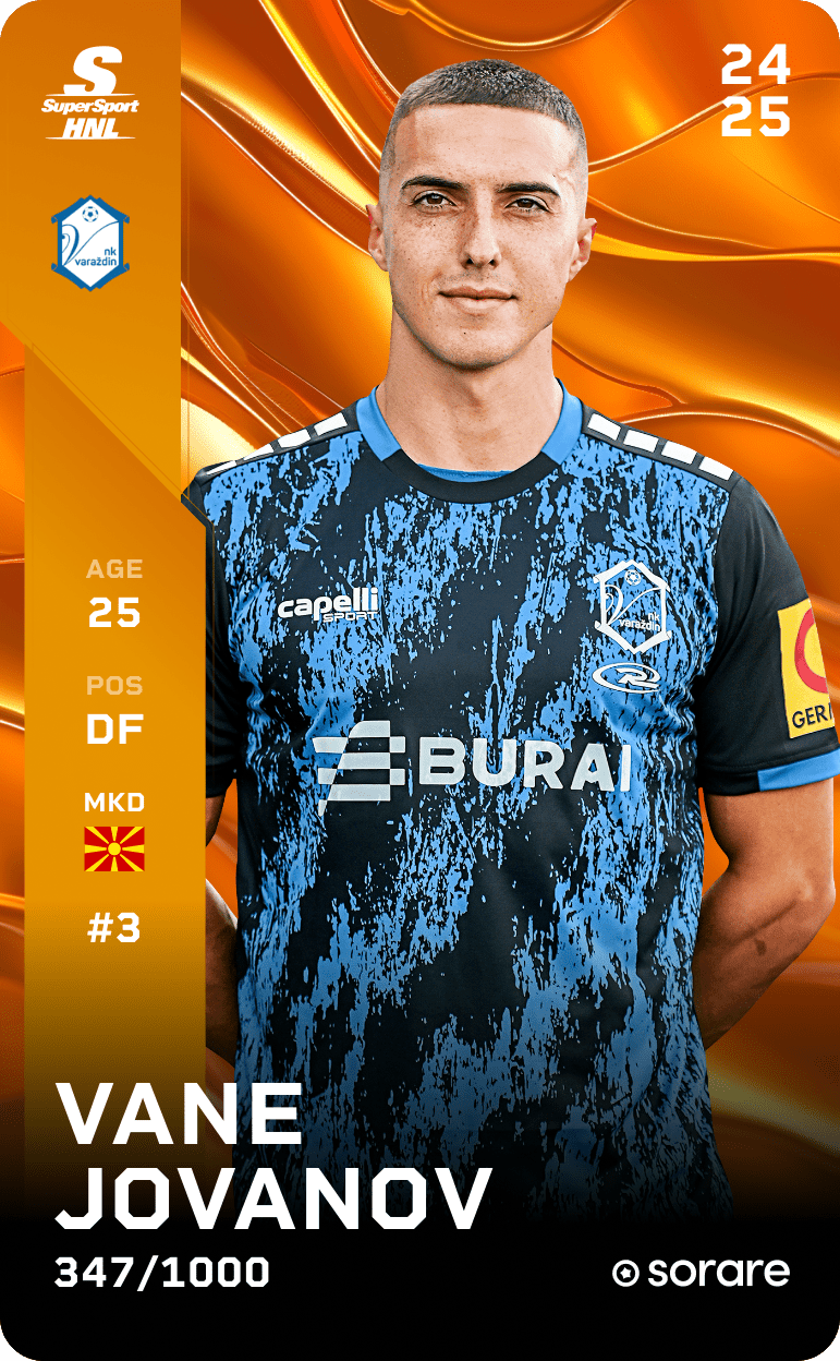Vane Jovanov 2024-25 • Limited 347/1000
