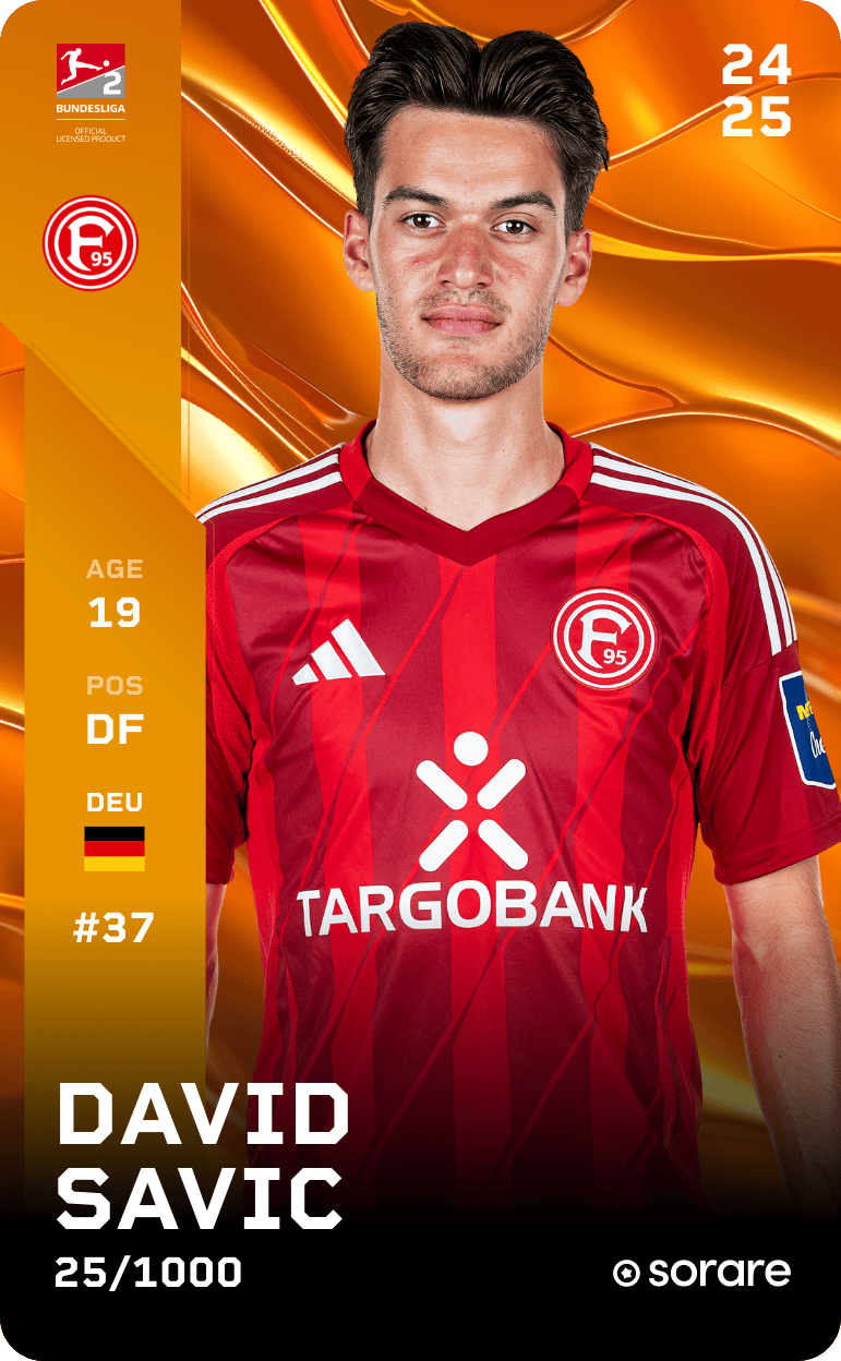 David Savic 2024-25 • Limited 25/1000