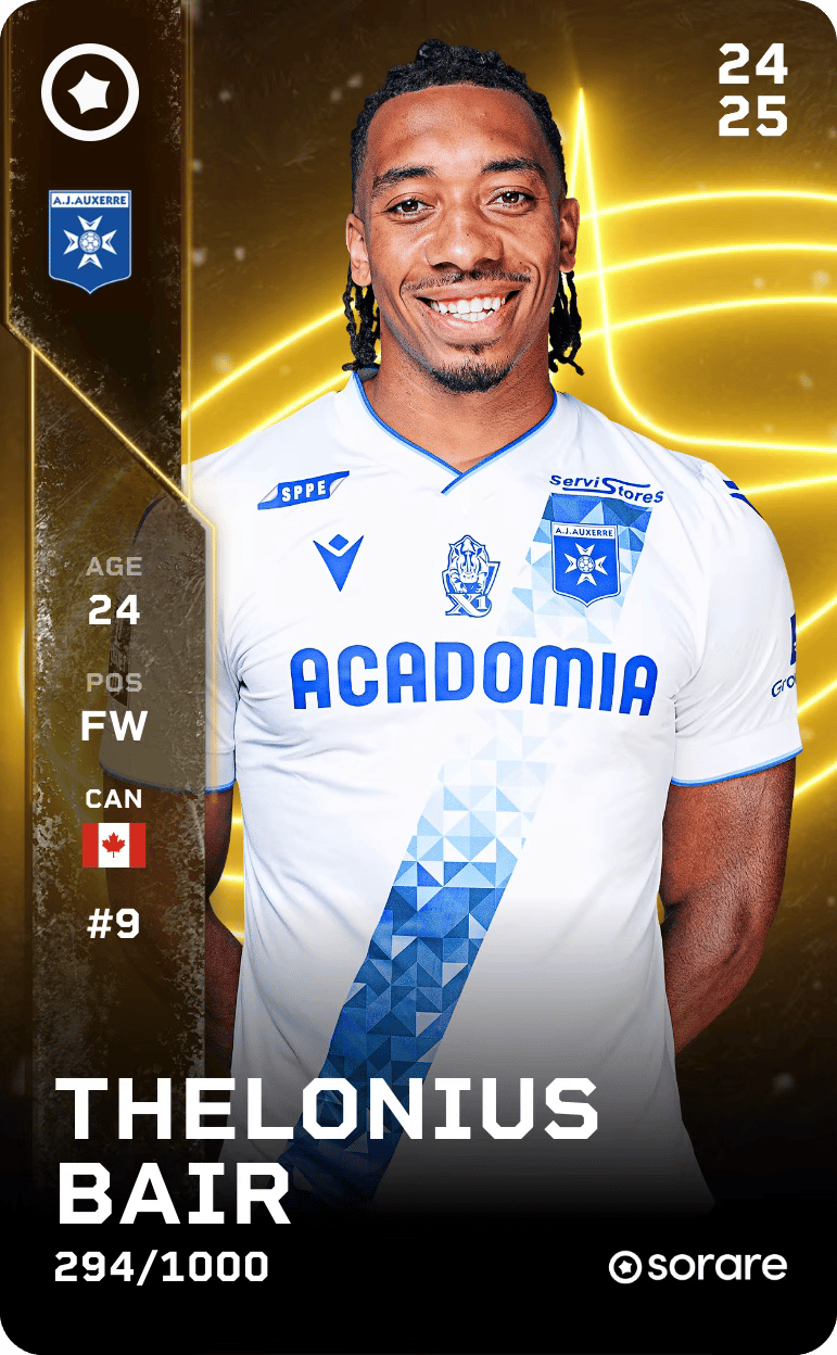 Thelonius Bair 2024-25 • Limited 294/1000