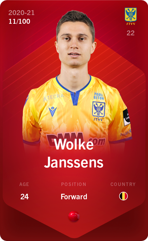 Sorare - Sorare Official - Wolke Janssens 2020-21 • Rare 11/100 - NFT # 109092761826796313418401247386264492895932332761761374853185782090070209728973
