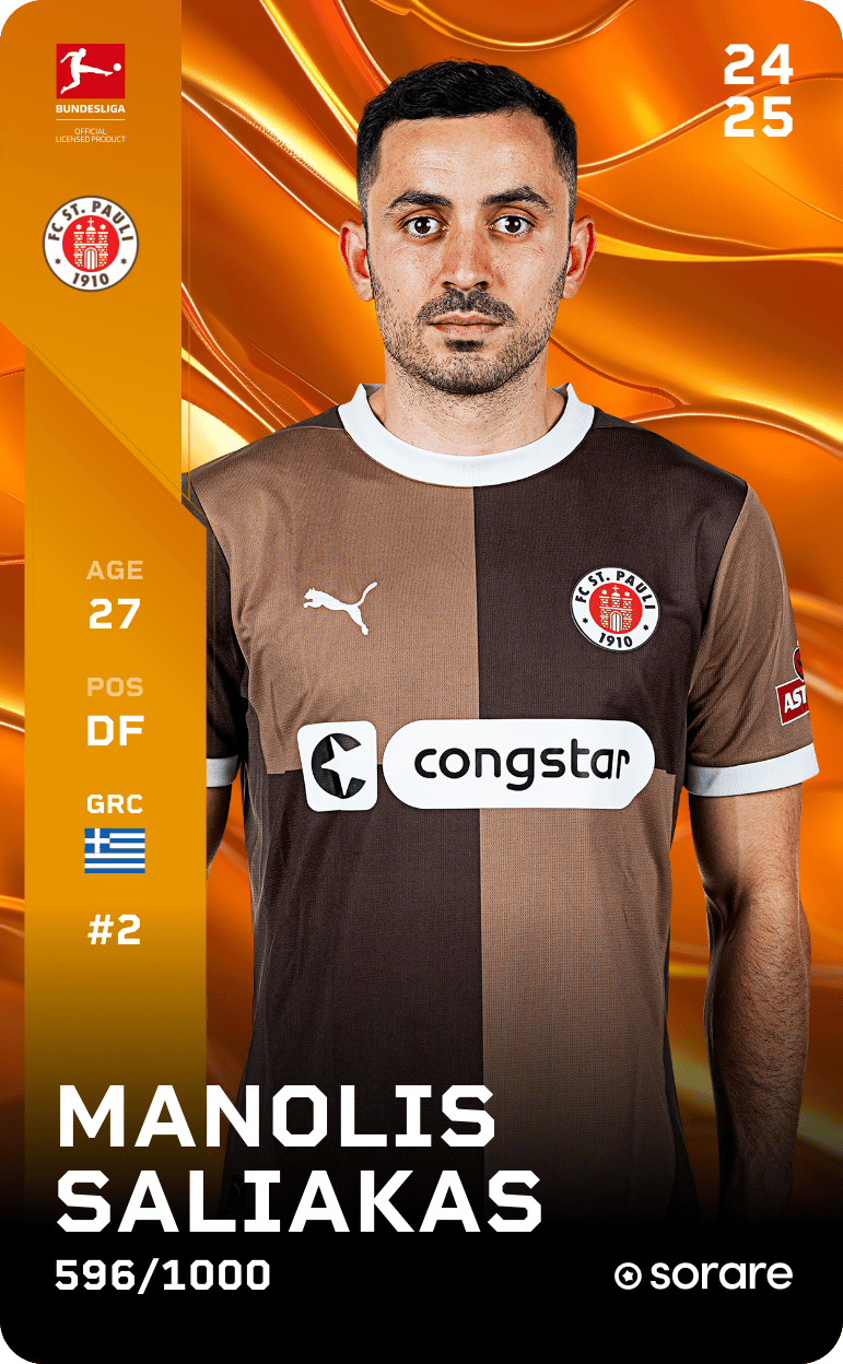 Manolis Saliakas 2024-25 • Limited 596/1000