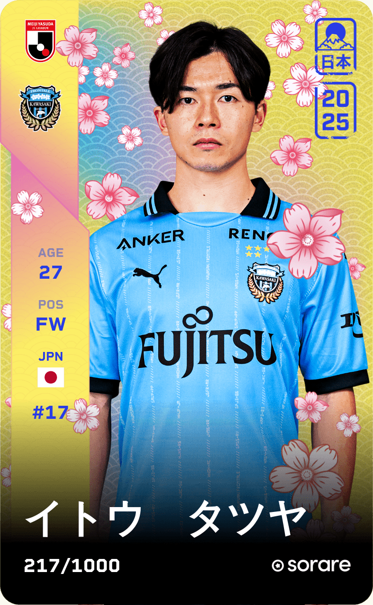 Tatsuya Ito 2025-26 • Limited 217/1000