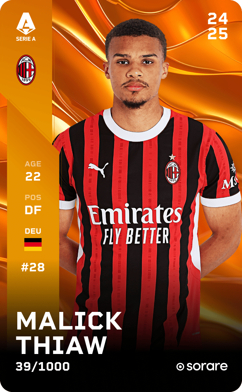 Malick Thiaw 2024-25 • Limited 39/1000
