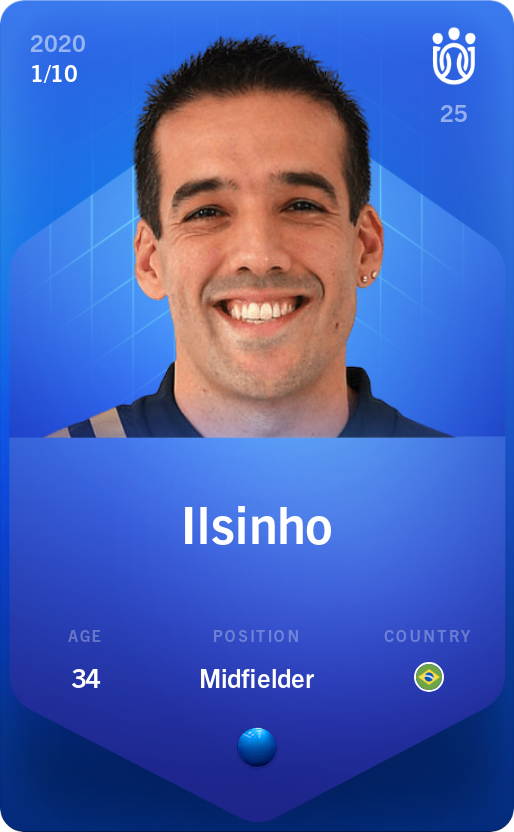 Sorare - Sorare Official - Ilsinho 2020-21 • Super Rare 1/10 - NFT # 56756264269245930309633776643722099264745336054338867632252297671415402602026