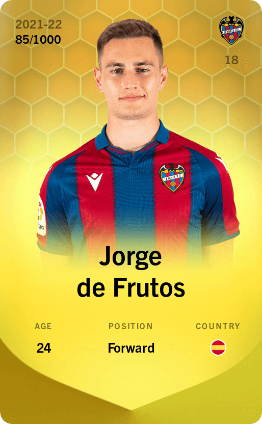 Jorge de Frutos 2021-22 • Limited 85/1000