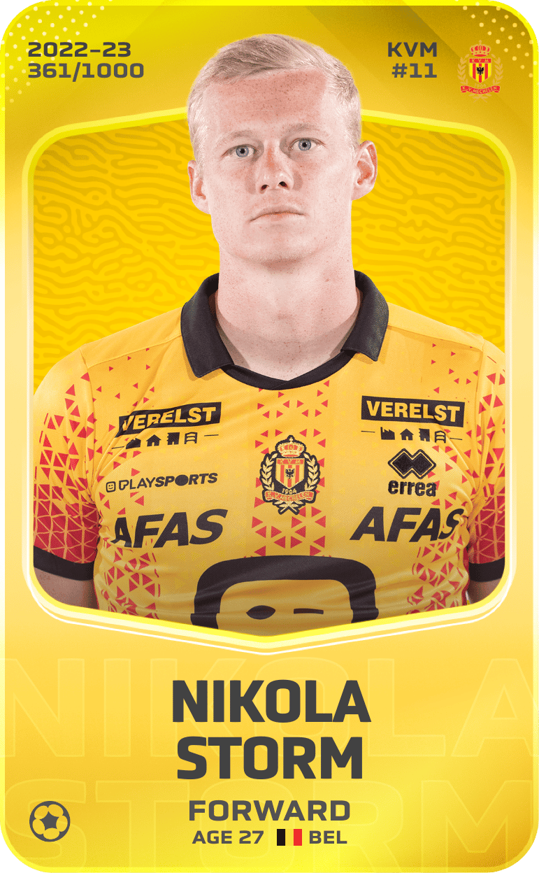 Nikola Storm 2022-23 • Limited 361/1000