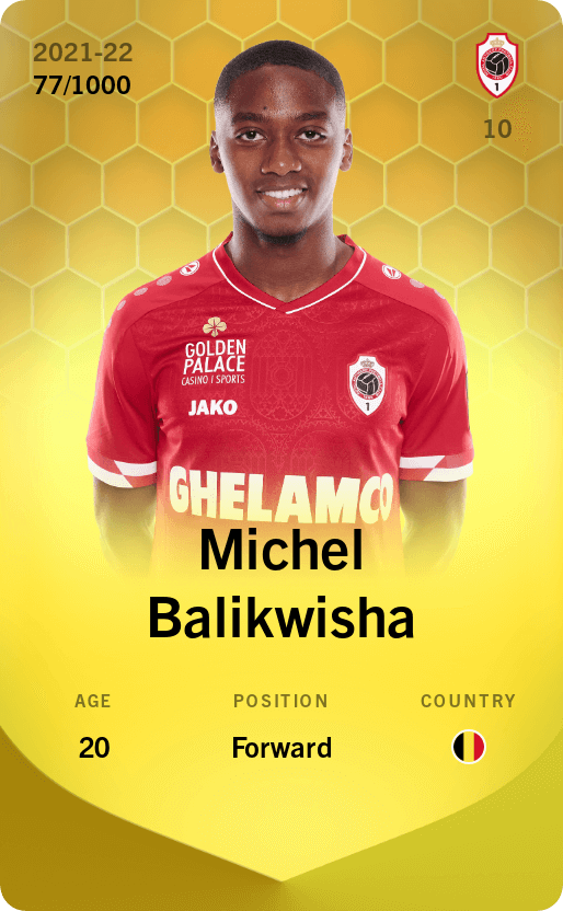 Michel Balikwisha 2021-22 • Limited 77/1000