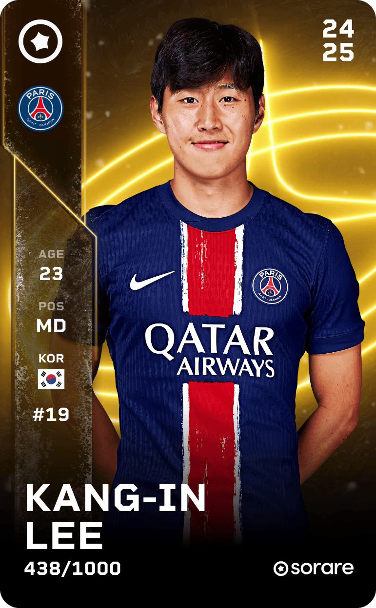 Kang-In Lee 2024-25 • Limited 438/1000