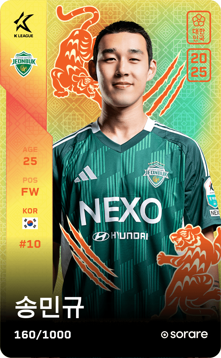 Song Min-Kyu 2025-26 • Limited 160/1000