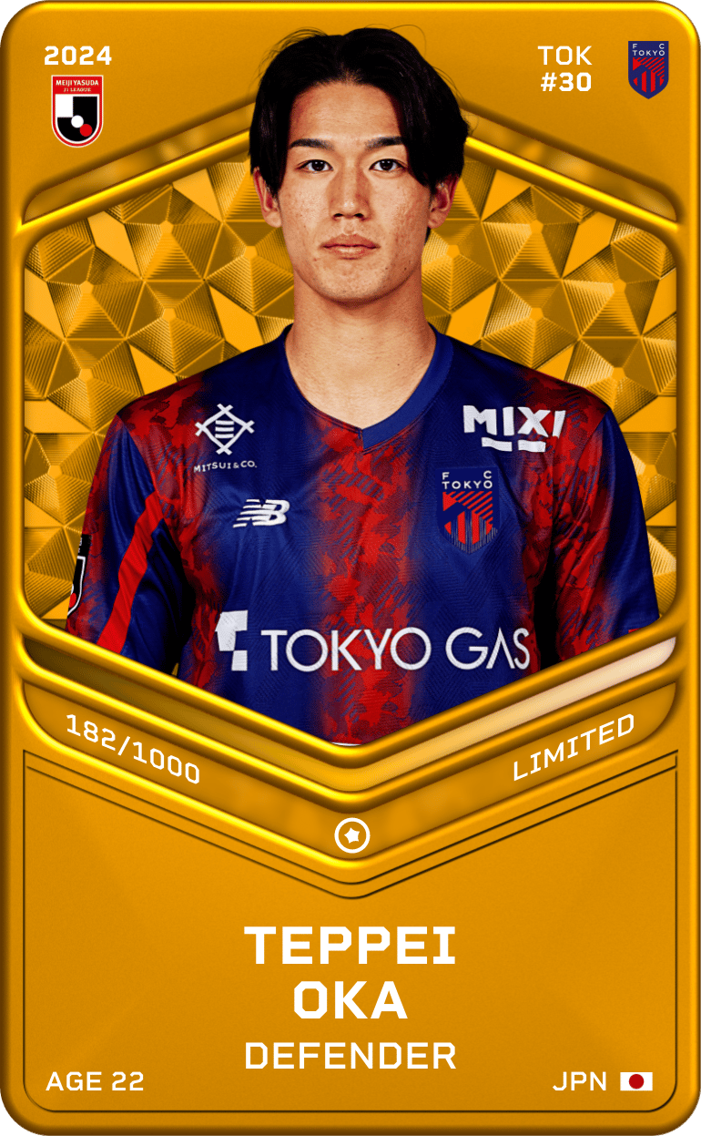 Teppei Oka 2024-25 • Limited 182/1000