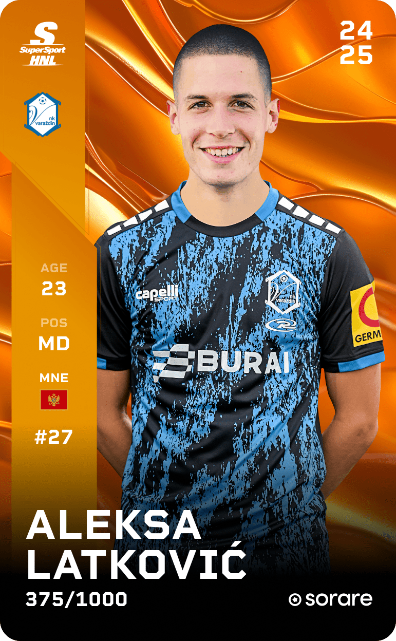 Aleksa Latković 2024-25 • Limited 375/1000