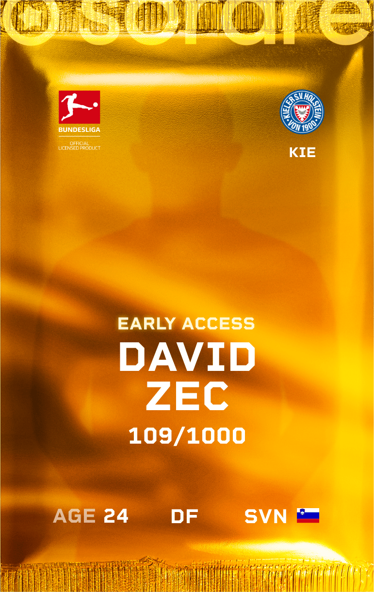 David Zec 2024-25 • Limited 109/1000