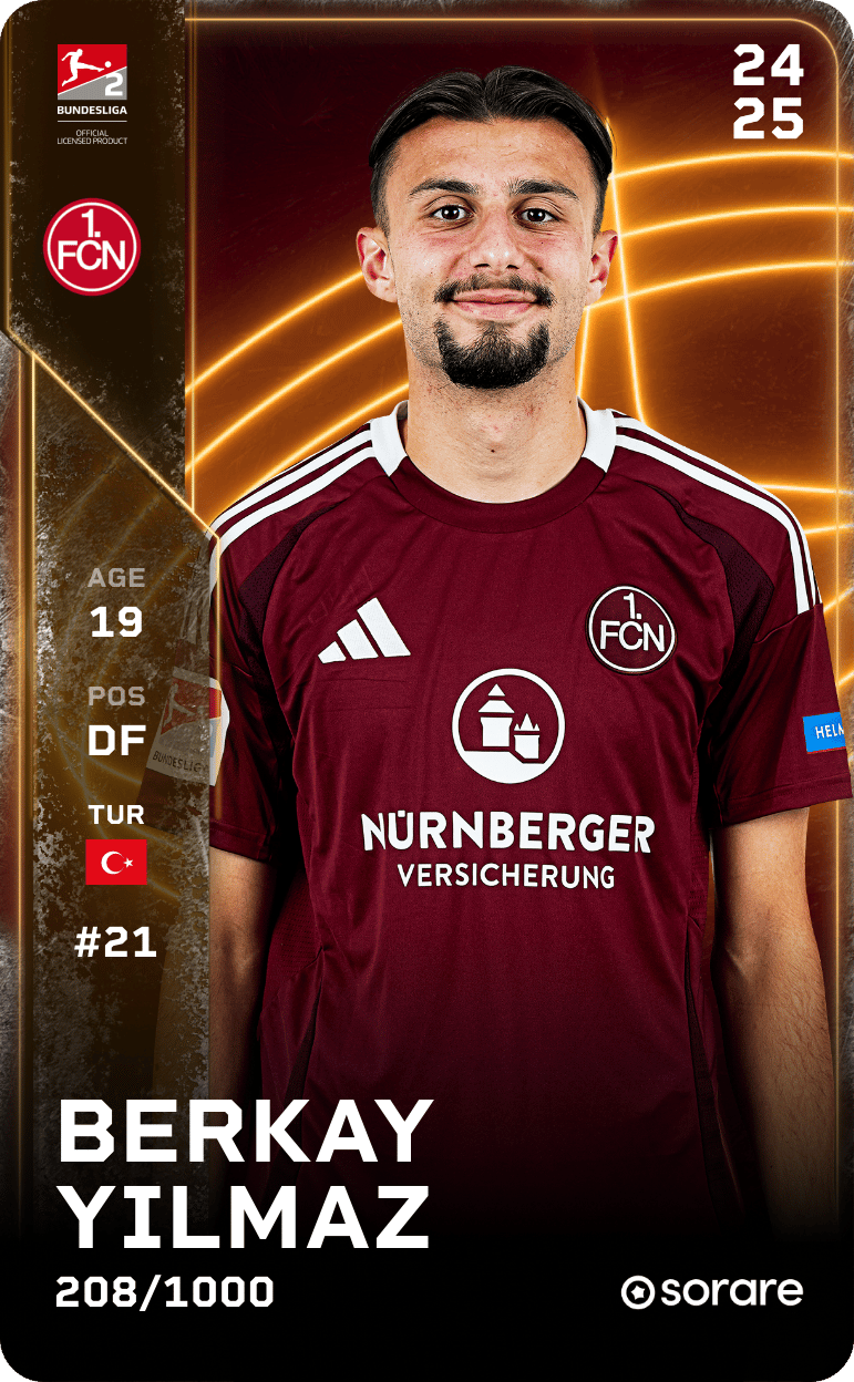 Berkay Yılmaz 2024-25 • Limited 208/1000