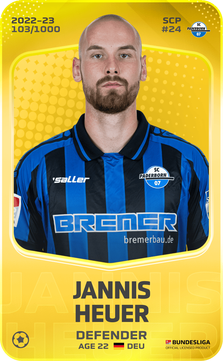 Jannis Heuer 2022-23 • Limited 103/1000