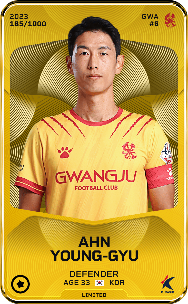 Ahn Young-Gyu 2023-24 • Limited 185/1000
