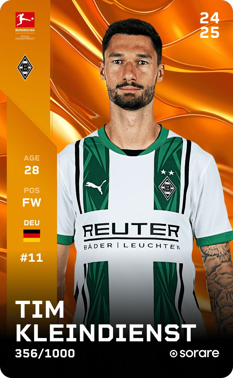 Tim Kleindienst 2024-25 • Limited 356/1000