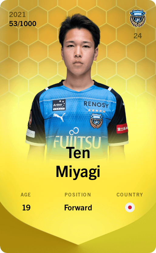 Ten Miyagi 2021-22 • Limited 53/1000