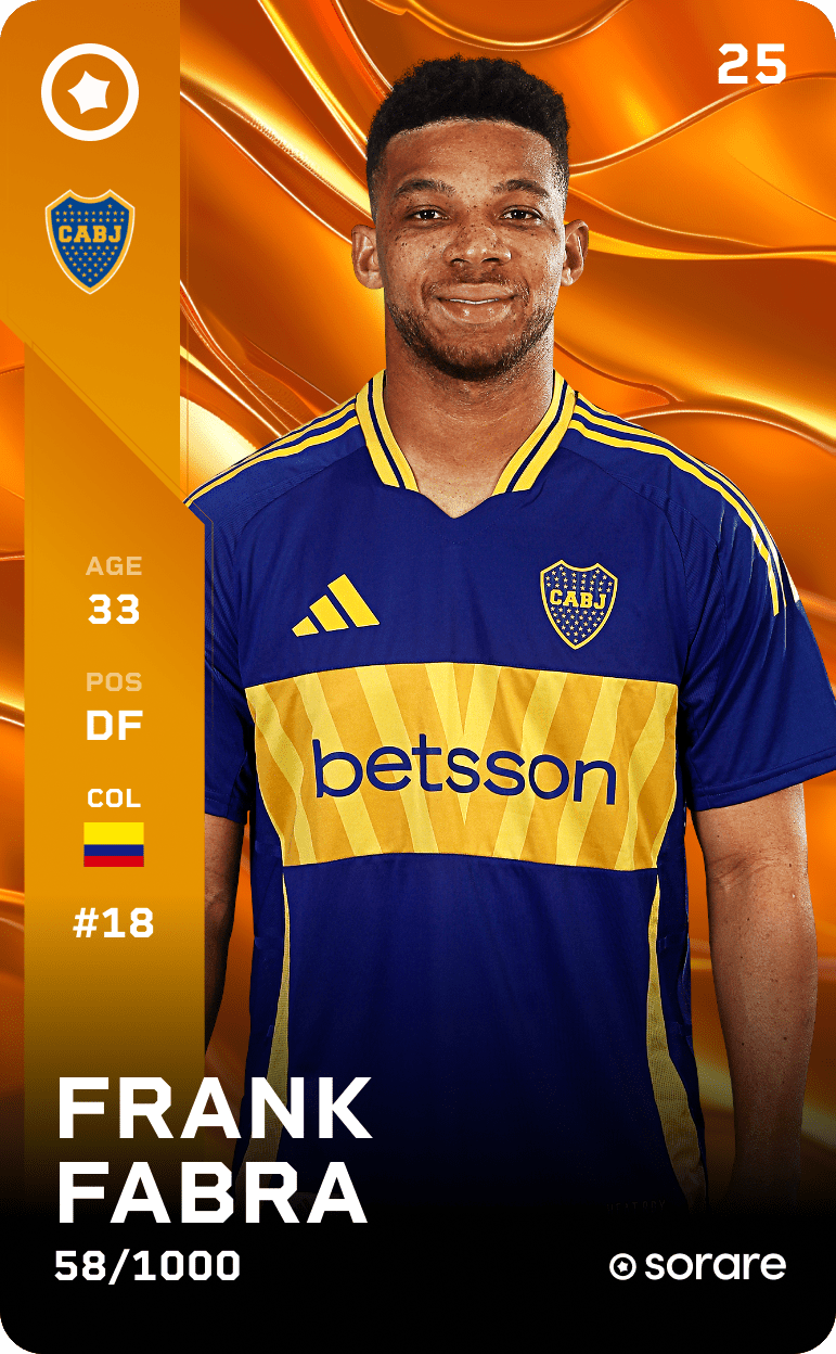 Frank Fabra 2025-26 • Limited 58/1000