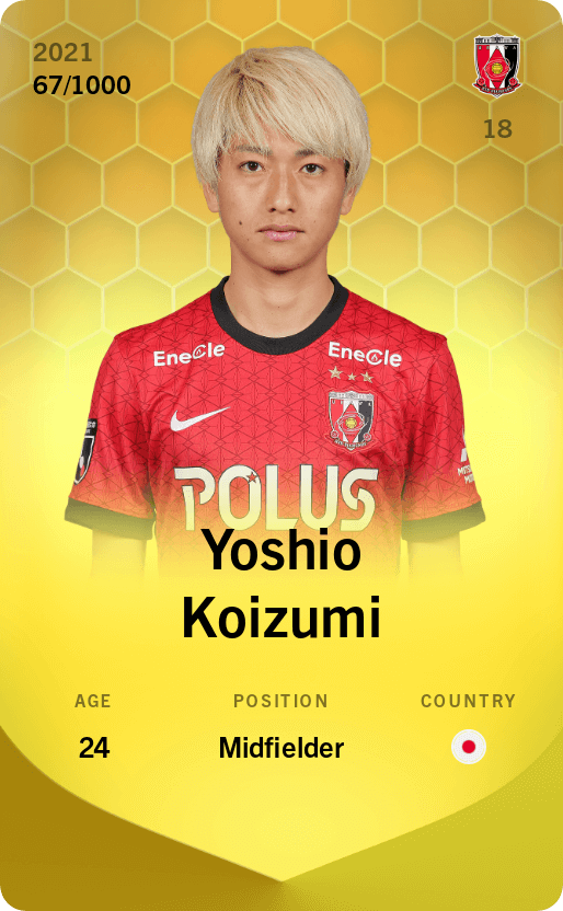 Yoshio Koizumi 2021-22 • Limited 67/1000