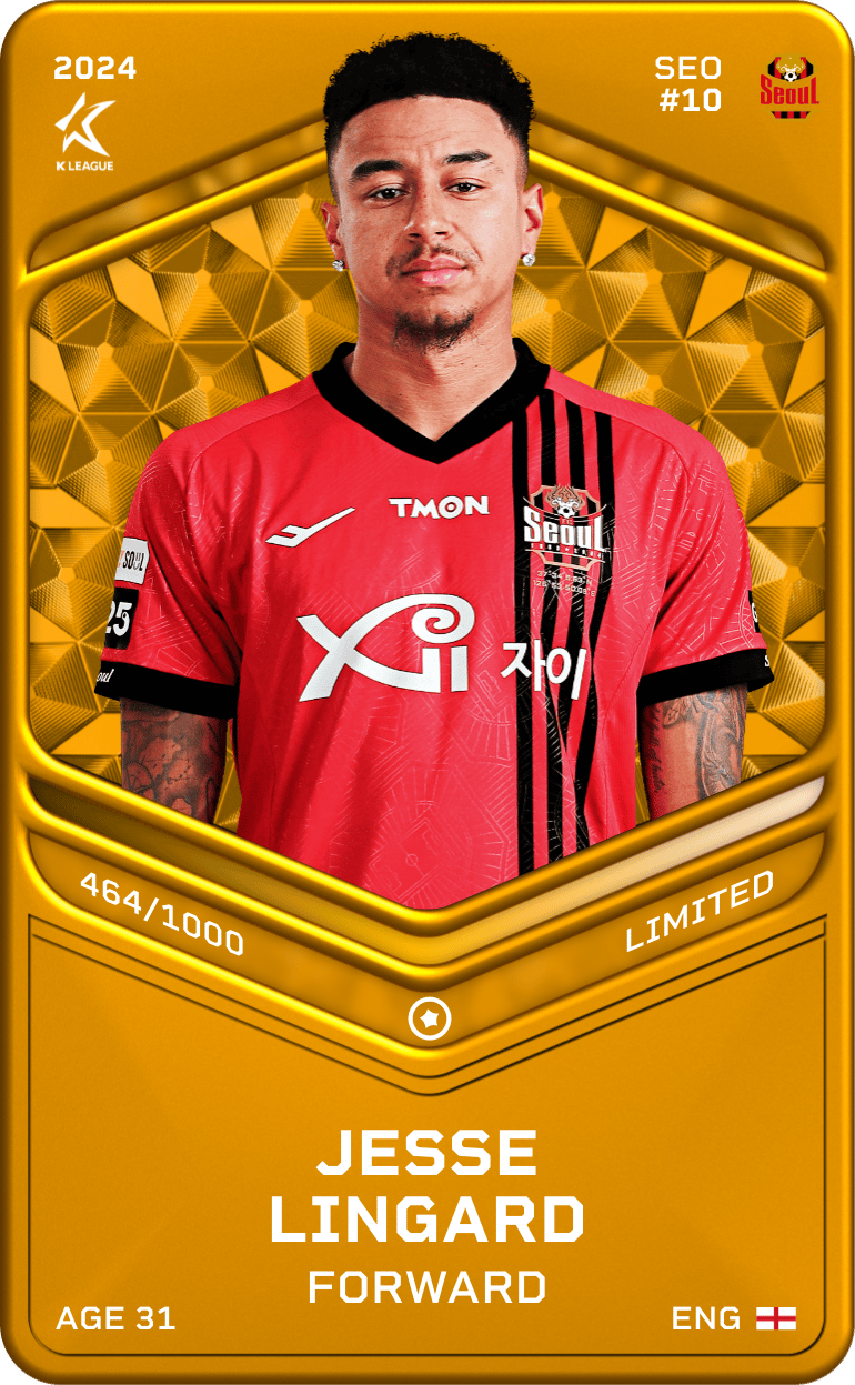 Jesse Lingard 2024-25 • Limited 464/1000
