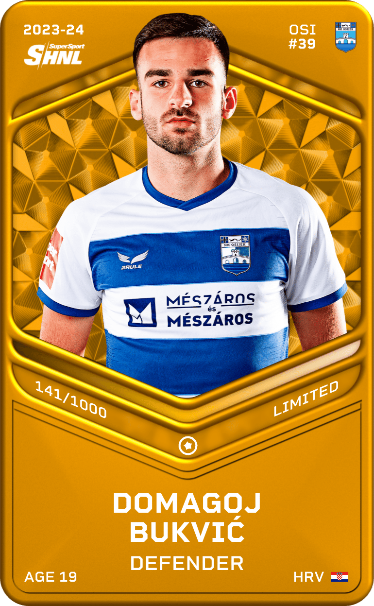 Domagoj Bukvić 2023-24 • Limited 141/1000