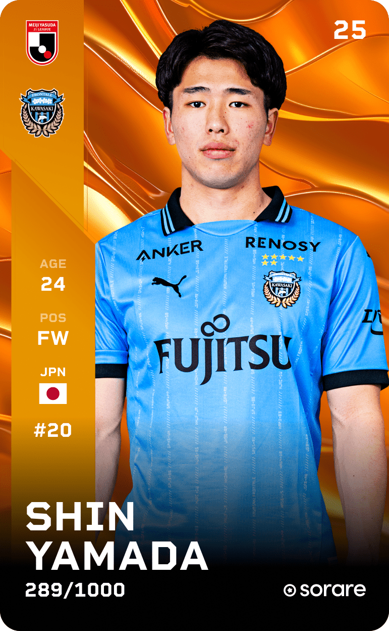 Shin Yamada 2025-26 • Limited 289/1000