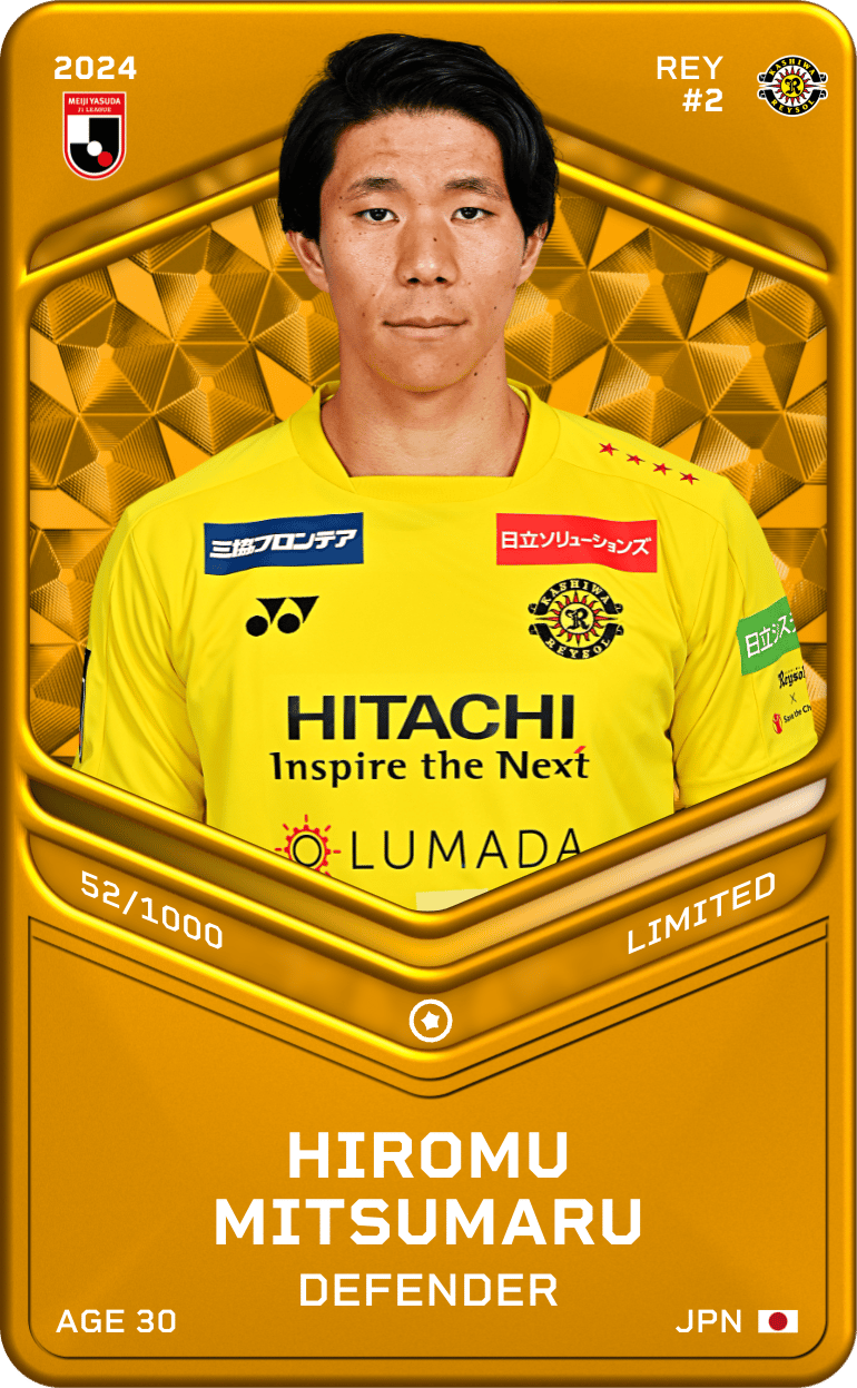 HIROMU MITSUMARU 2024-25 • Limited 52/1000