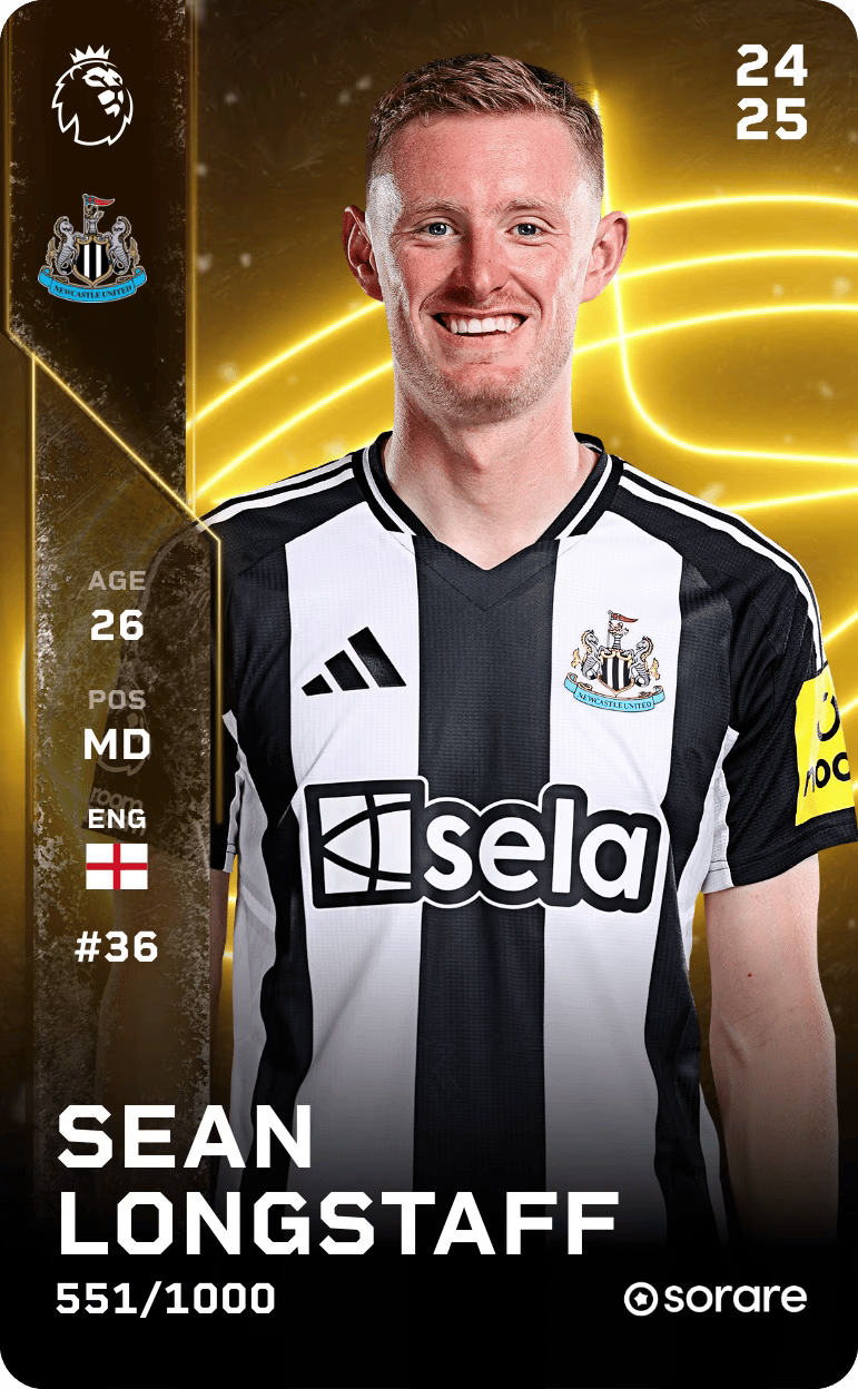 Sean Longstaff 2024-25 • Limited 551/1000