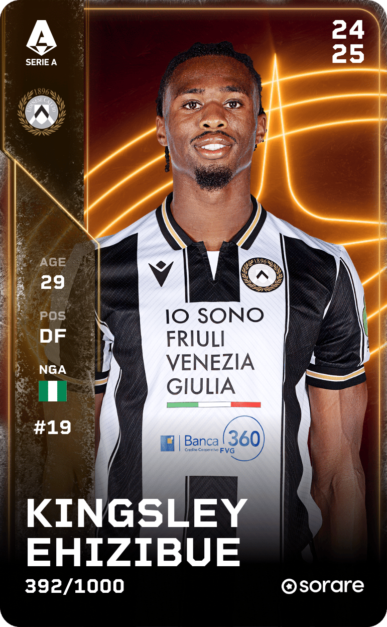 Kingsley Ehizibue 2024-25 • Limited 392/1000