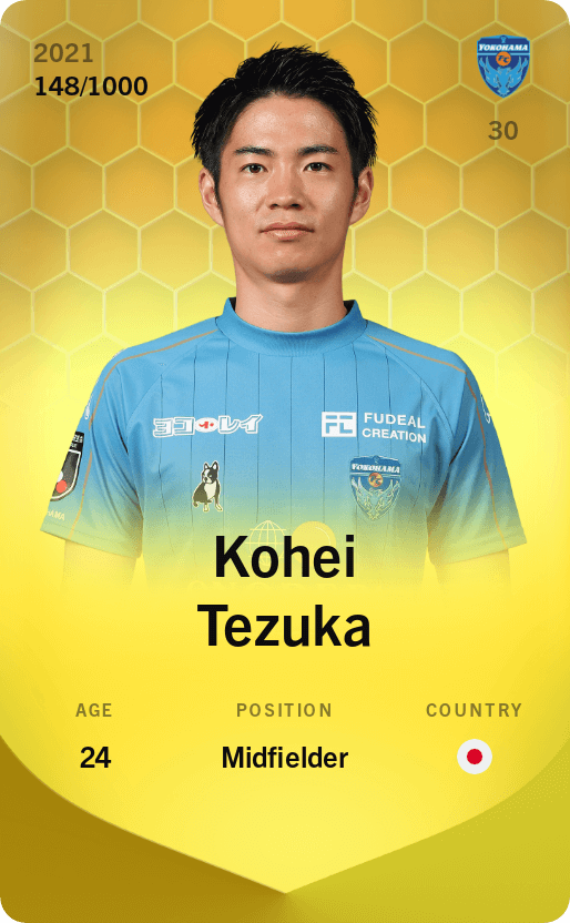 Kohei Tezuka 2021-22 • Limited 148/1000
