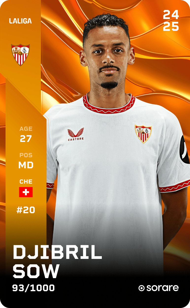 Djibril Sow 2024-25 • Limited 93/1000